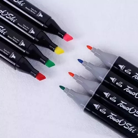 Marcadores Doble Punta X80